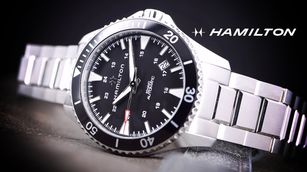 Hamilton Khaki Navy Scuba Black 40mm Swiss Diver