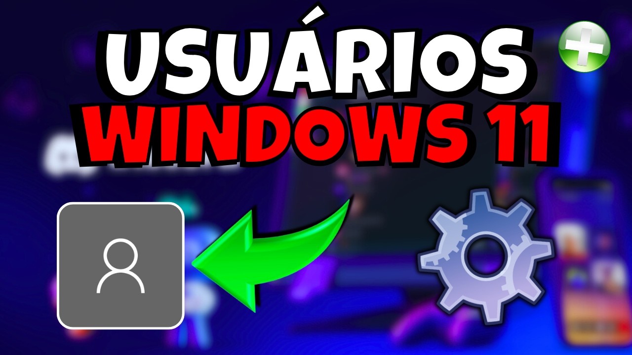 COMO CRIAR OUTROS USUÁRIOS no WINDOWS 11 (TUTORIAL WINDOWS 11) 💻✅