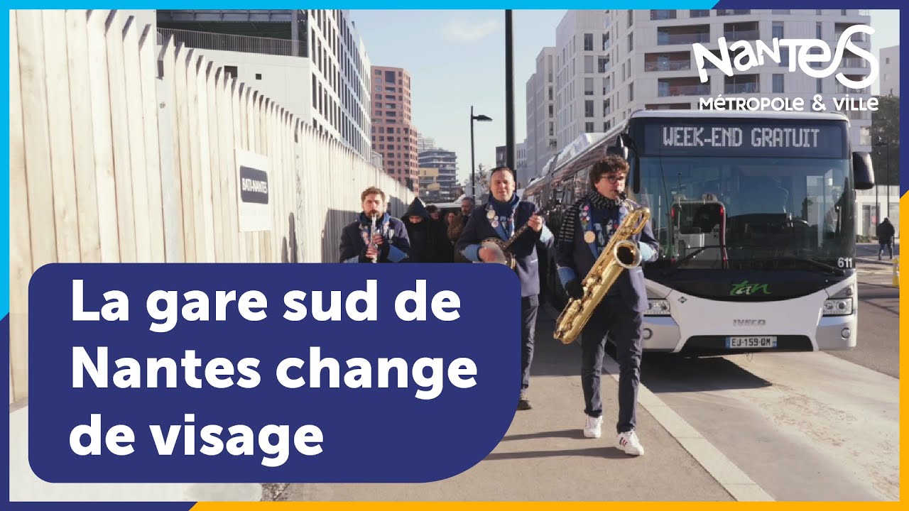 La gare sud de Nantes change de visage