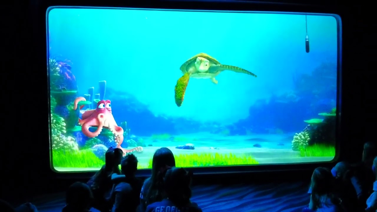 4k ALL NEW! Turtle Talk with Crush (Full Show) at Disney California Adventure. Funny - Entertaining
