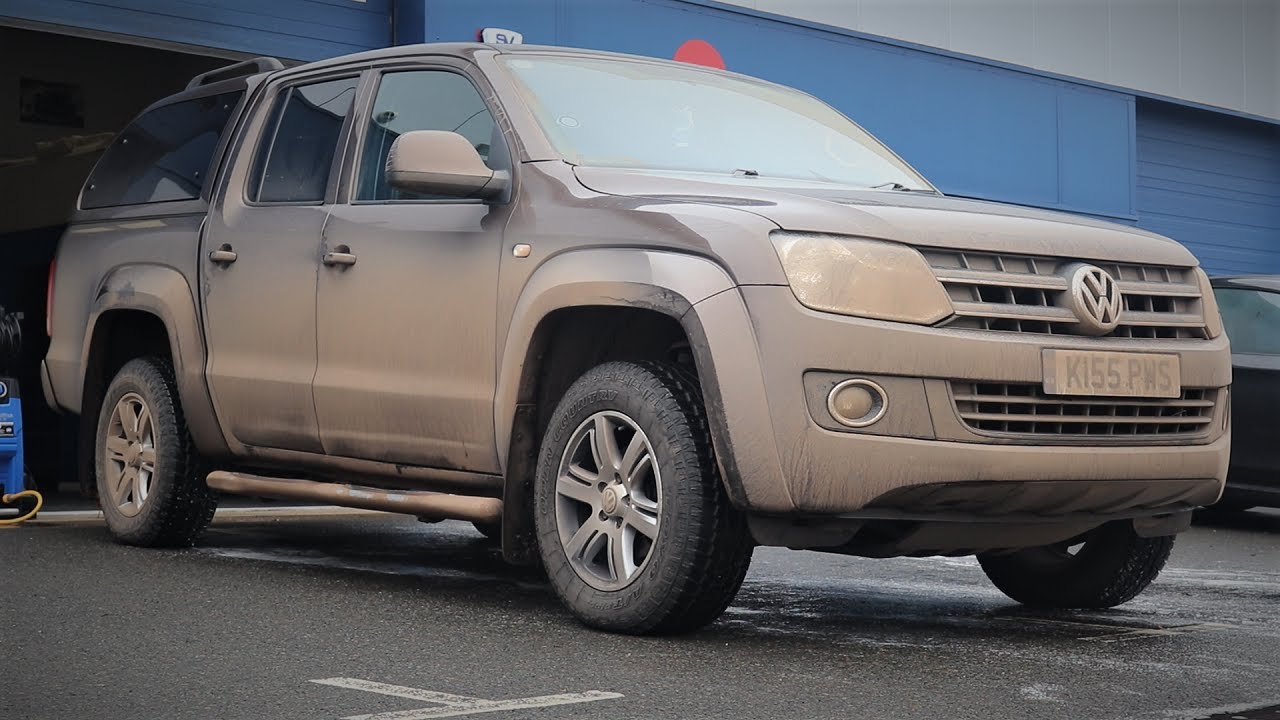 Filthy Volkswagen Amarok Truck Given a Much Needed Bath!!!