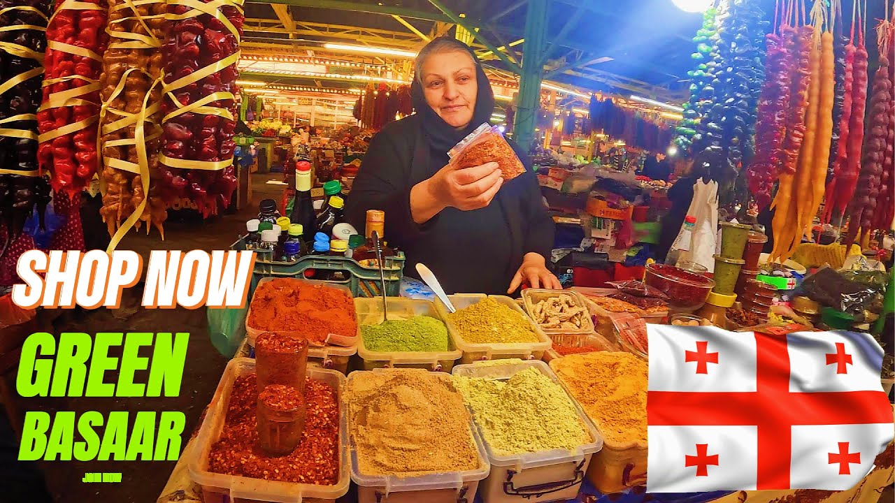 Georgia/Georgien/Gruzja--Green Bazaar Eng/Ger/Pl Subtitels  #214
