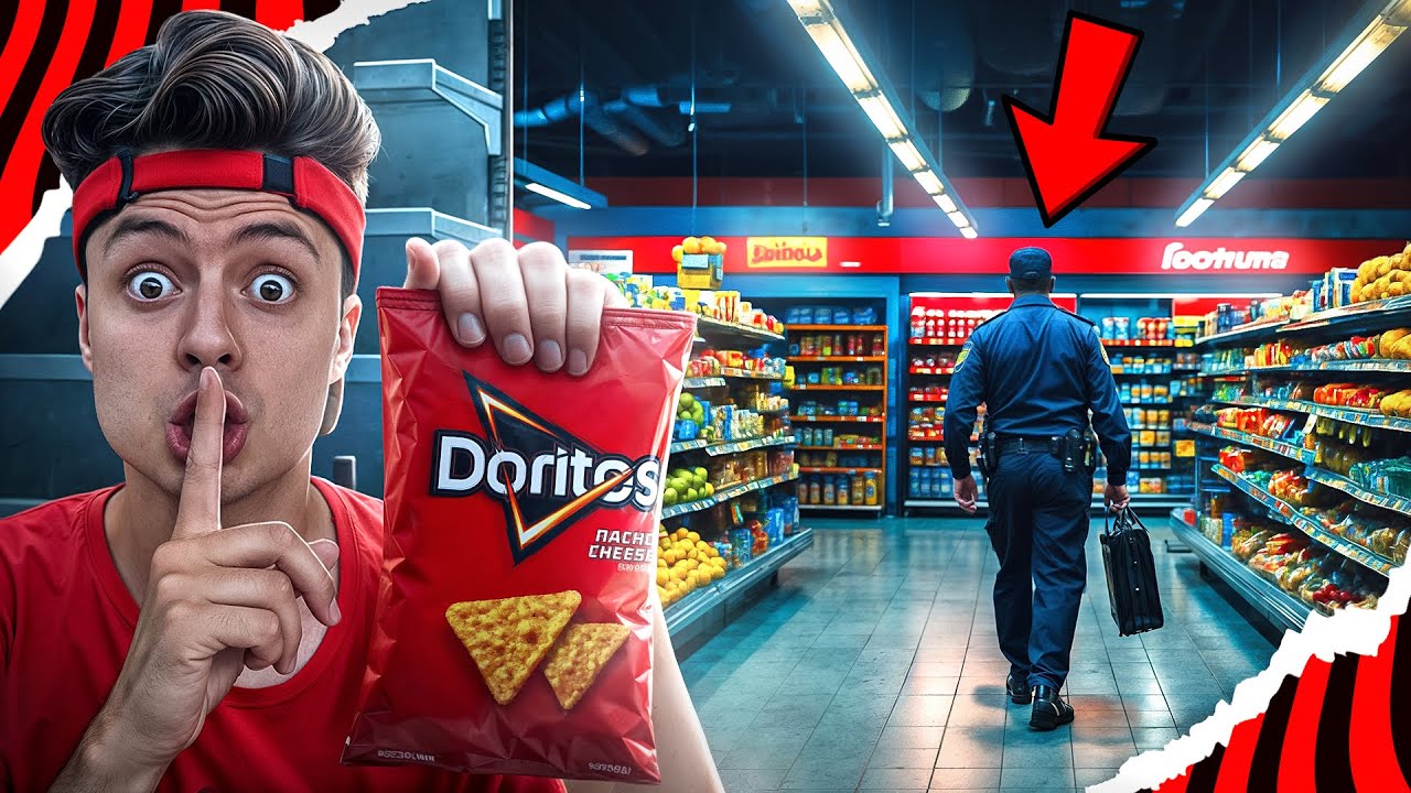 PASSEI A NOITE EM UM SUPERMERCADO!!