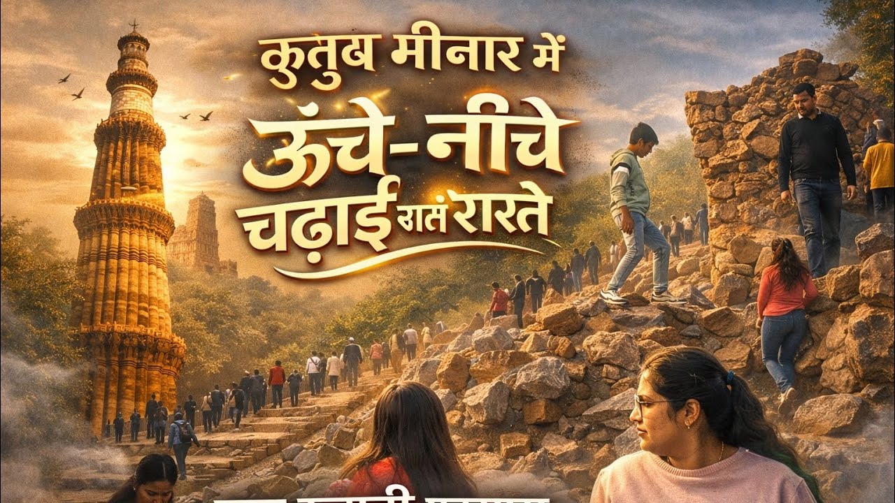 Qutub Minar Mein Unchi-Neechi Chadhai Ke Raaste | Ek Ruhani Ehsaas | Delhi Heritage Walk  