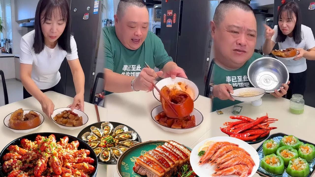 Ông chồng keo kiệt của tôi đã ăn trộm thịt lợn hầm của tôi và tôi không được ăn nó.