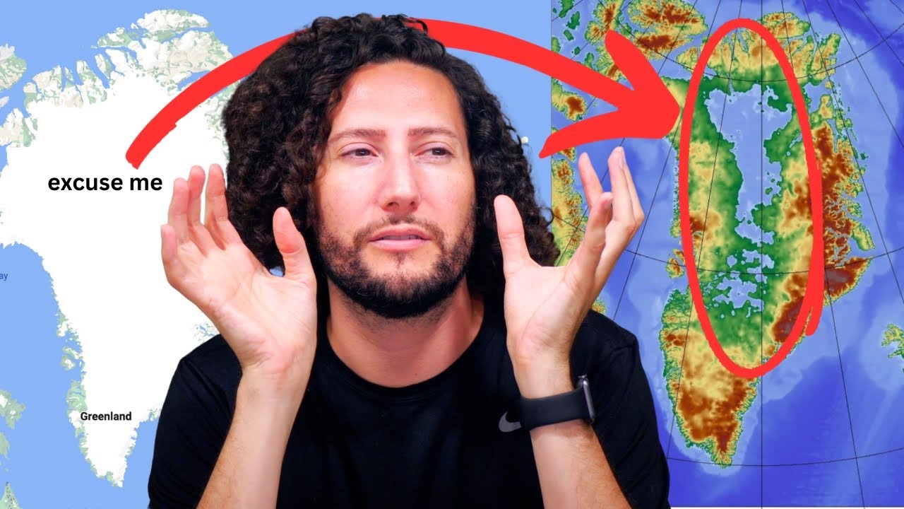 Greenland's Been Hiding A GIANT LAKE??? (and other maps)