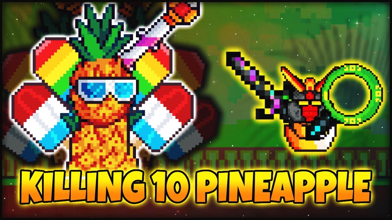 Pixel Survival 2 - Killing 10 Pineapple