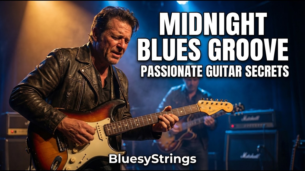 Midnight Groove Blues Rock Instrumental | Passionate Electric Guitar