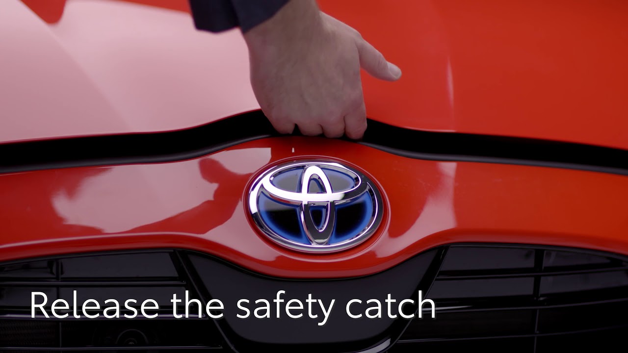 All New Toyota Yaris: How to refill your washer fluid tank