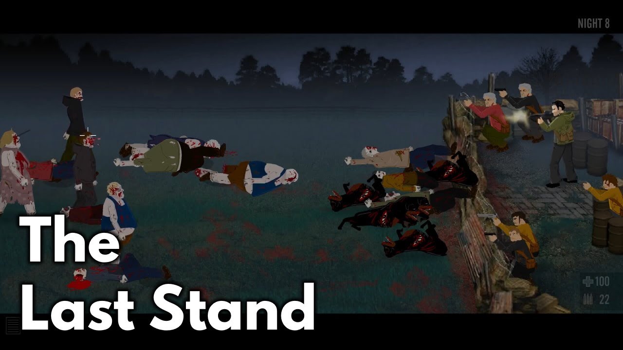 The Last Stand - Classic Zombie Defense Flash Game Full Playthrough