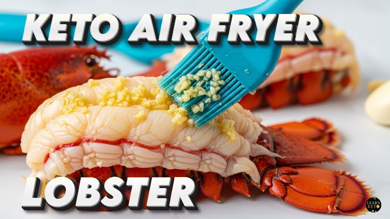 Air Fryer Garlic Butter Lobster Tails  Keto Gourmet Dinner in 15 Minutes