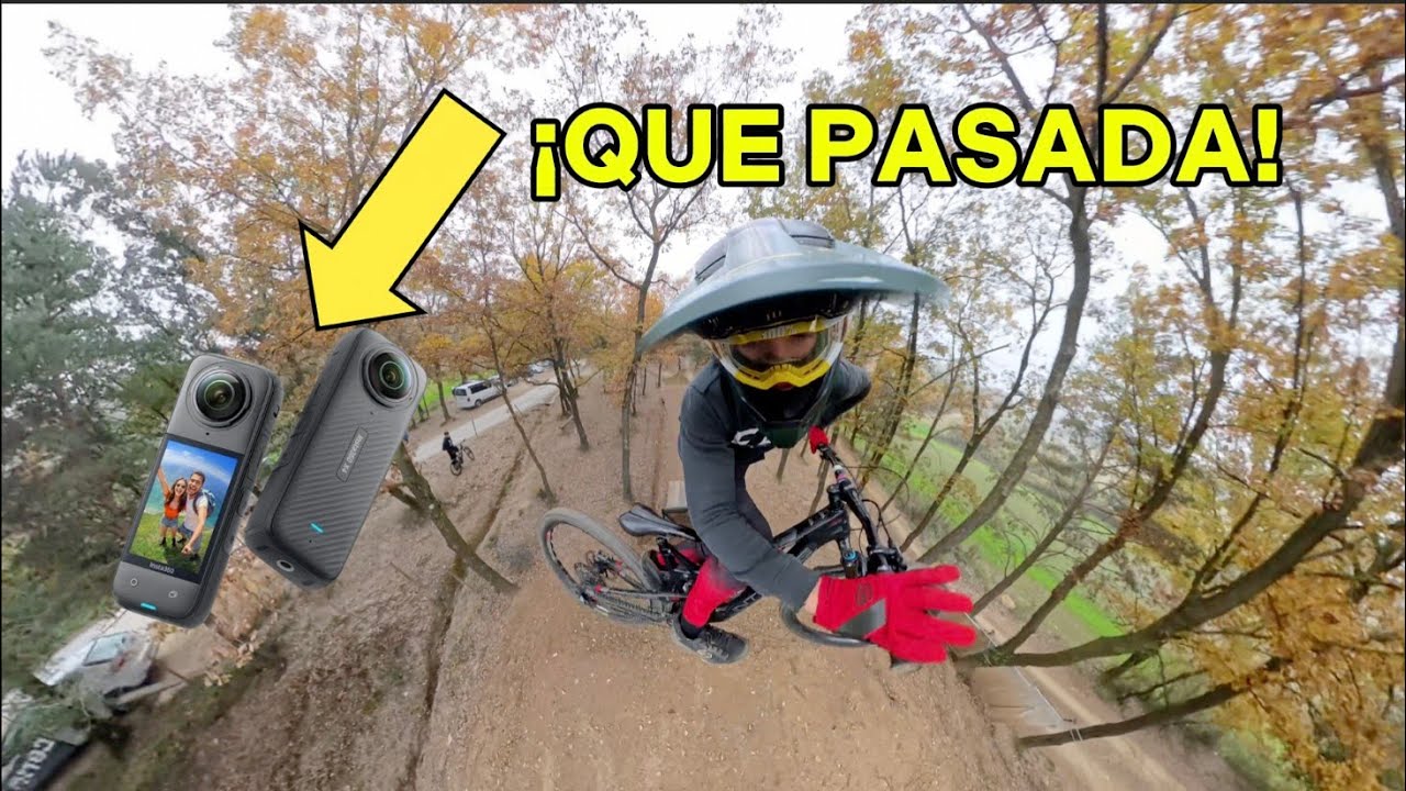 Probando la NUEVA Insta 360 X4 + NUEVA línea SEND IT del 4 RIDERS BIKEPARK🔥