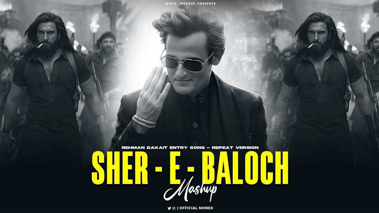 Rehman Dakait Entry Full Song - Repeat Version | Dhurandhar Movie | Balochi music | Akshaye Khanna.