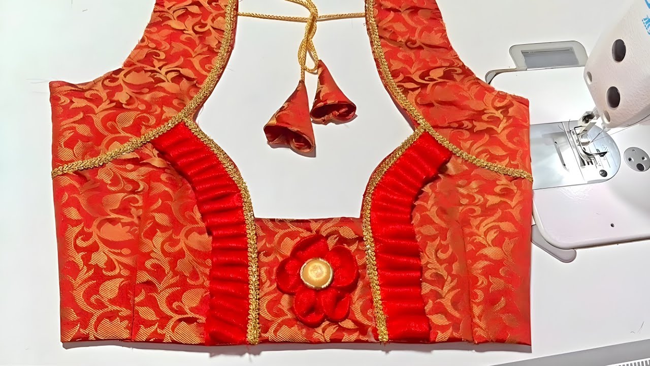 New Model Blouse Design | Back Neck Blouse Design Cutting and Stitching | Rinki Designer 