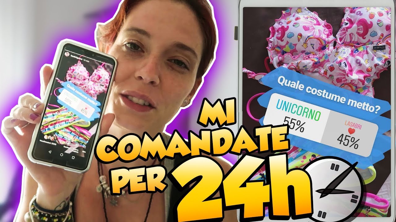 #7 i fan COMANDANO la mia VITA per 24 ORE!