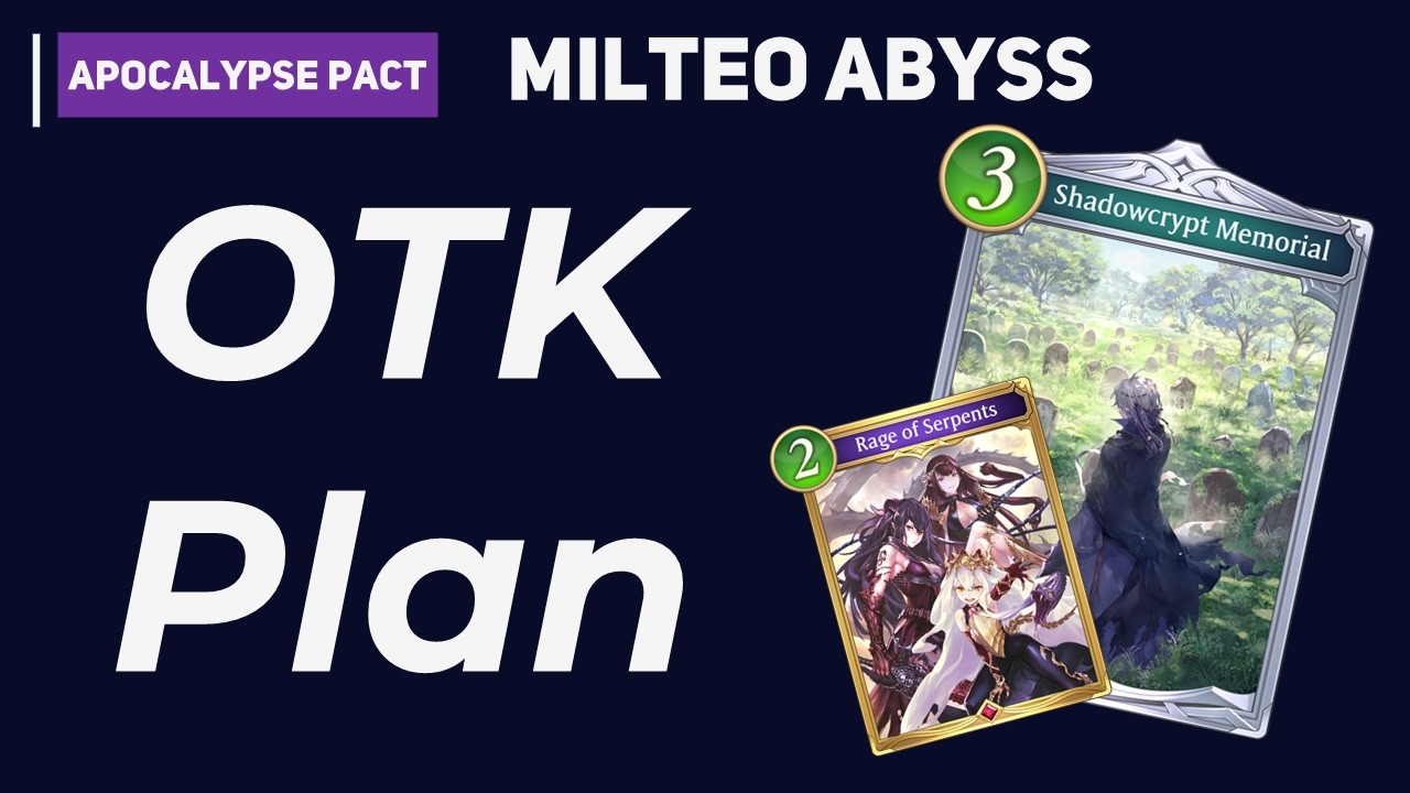 Aiming for OTK with Milteo Abyss