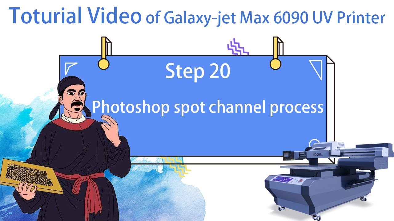 Step 20- Photoshop spot channel process