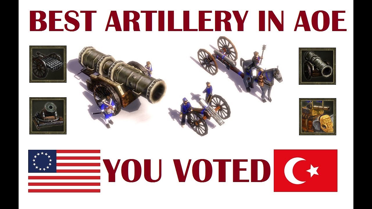 BEST Artillery in Age of Empires III
