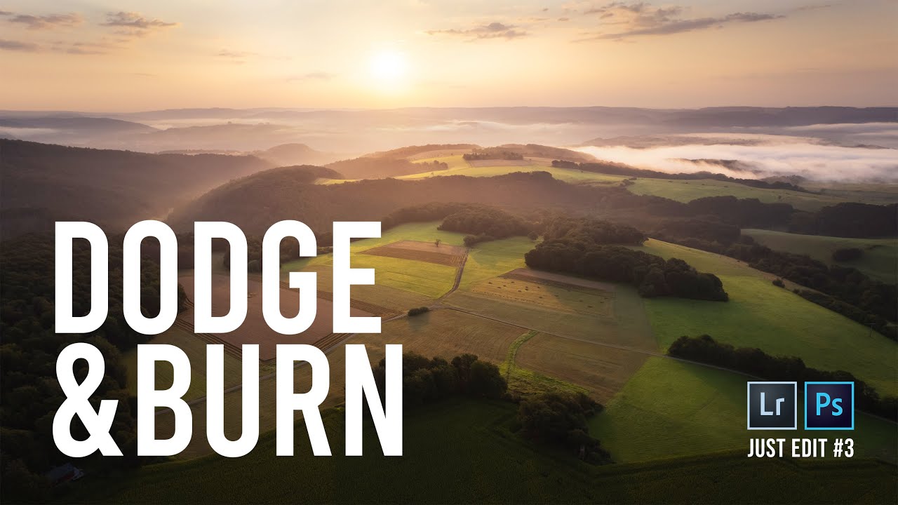 Dodge and Burn für Landschaftsfotografie - Lightroom & Photoshop Tutorial Deutsch - DJI Air 2s