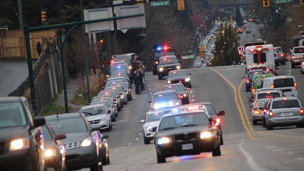Fallen APD Officer Escorted Back to Abbotsford