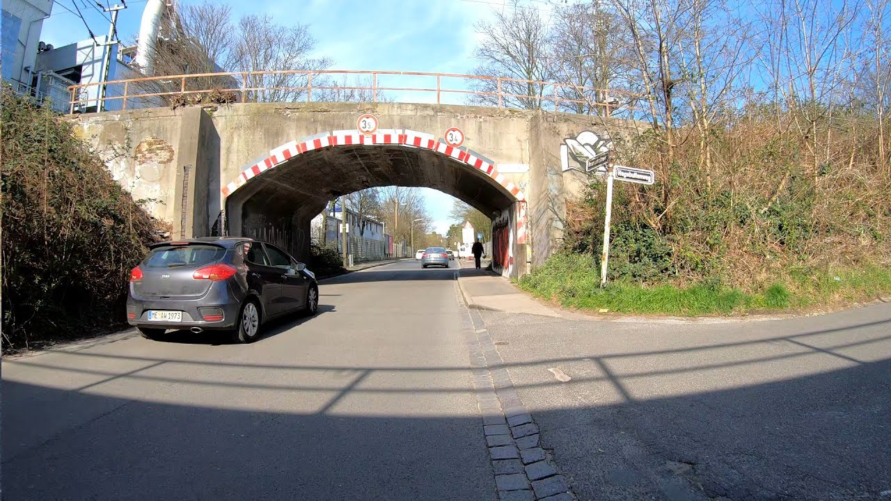 [4K] Cycling Düsseldorf | Heidelberger Straße - Grafenberger Allee via Vennhausen, Flingern