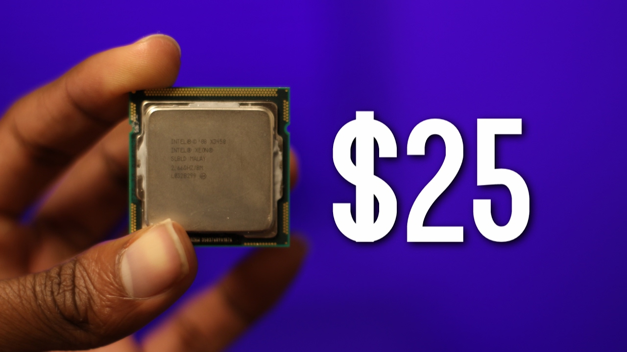 The $25 i7 CPU vs The i7 6700K: Are old Xeons worth it in 2017? | OzTalksHW