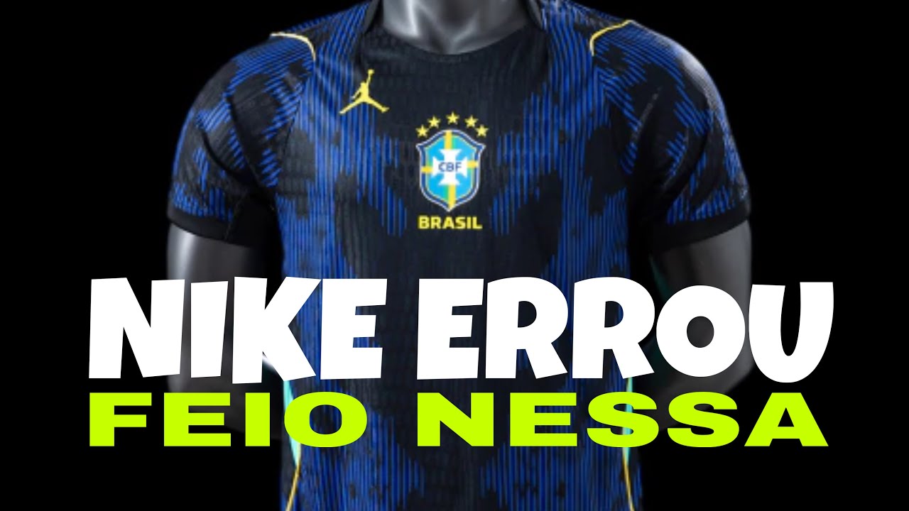 UMA DAS CAMISAS MAIS FEIAS DA HISTÓRIA DA SELEÇÃO BRASILEIRA