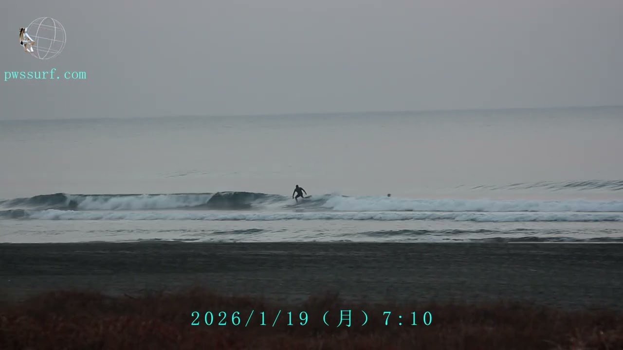 '26/1/19（月）お倉ヶ浜波情報