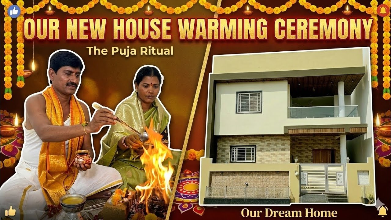 Our New House Warming Ceremony 🏠 | Vlog | The Venky Fashion #youtube #vlog #housewarming 