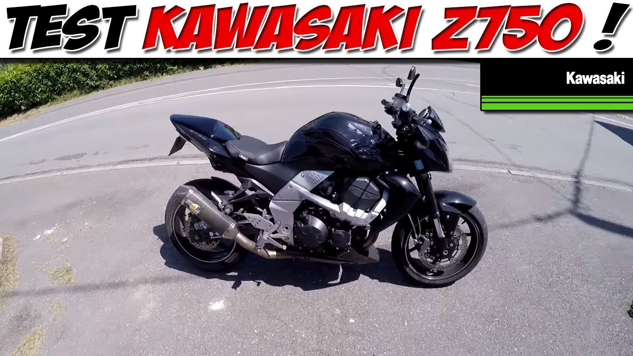 #MotoVlog 7 : TEST KAWASAKI Z750 / Bilan mitigé / ça WATT !!!