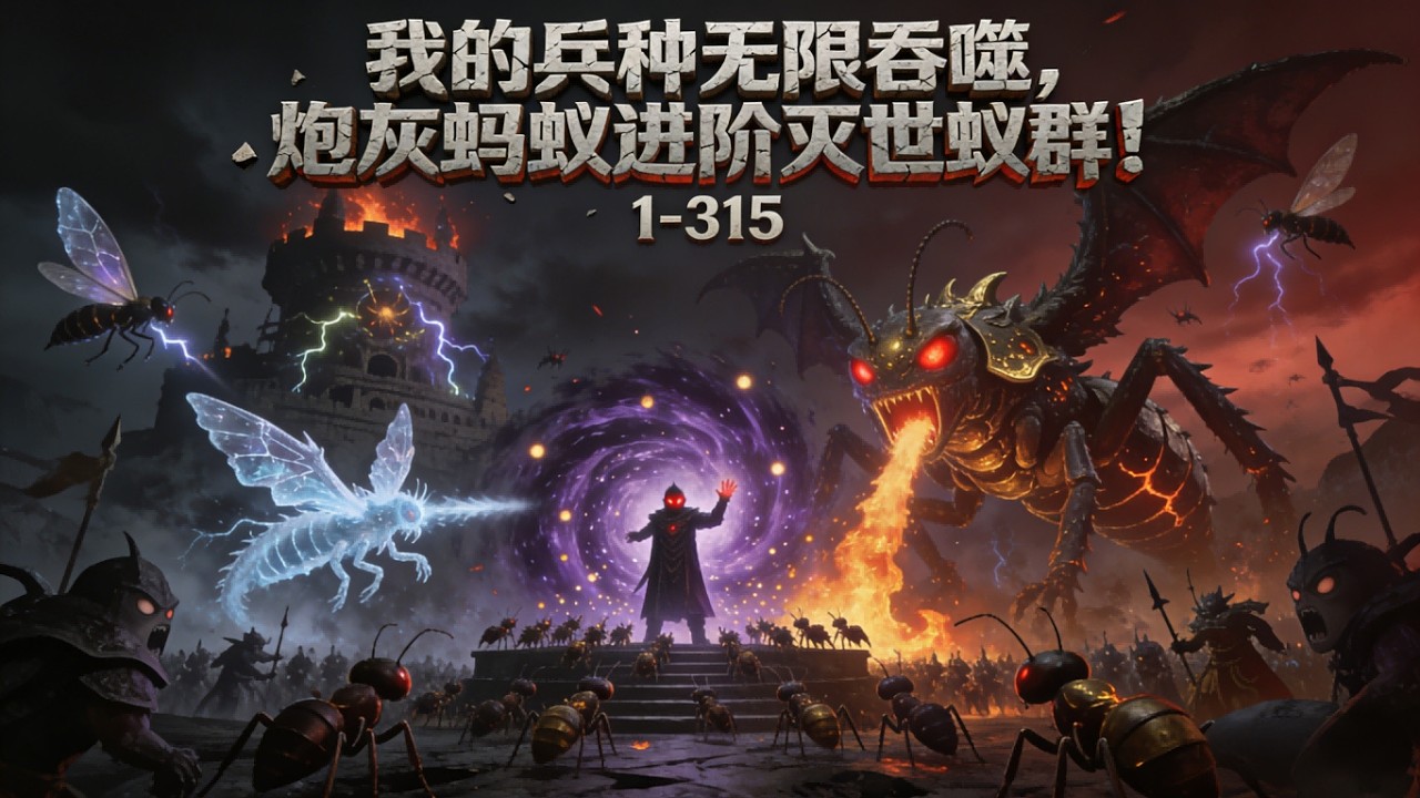 《我的兵种无限吞噬，炮灰蚂蚁进阶灭世蚁群！》1-315 穿越领主世界，莫飞觉醒垃圾蚁族兵种，好在领主天赋觉醒，兵种疯狂吞噬无限进化！所有领主都傻眼了。口吐岩浆，冰霜龙息，这TM是蚁族？！#星辰漫客