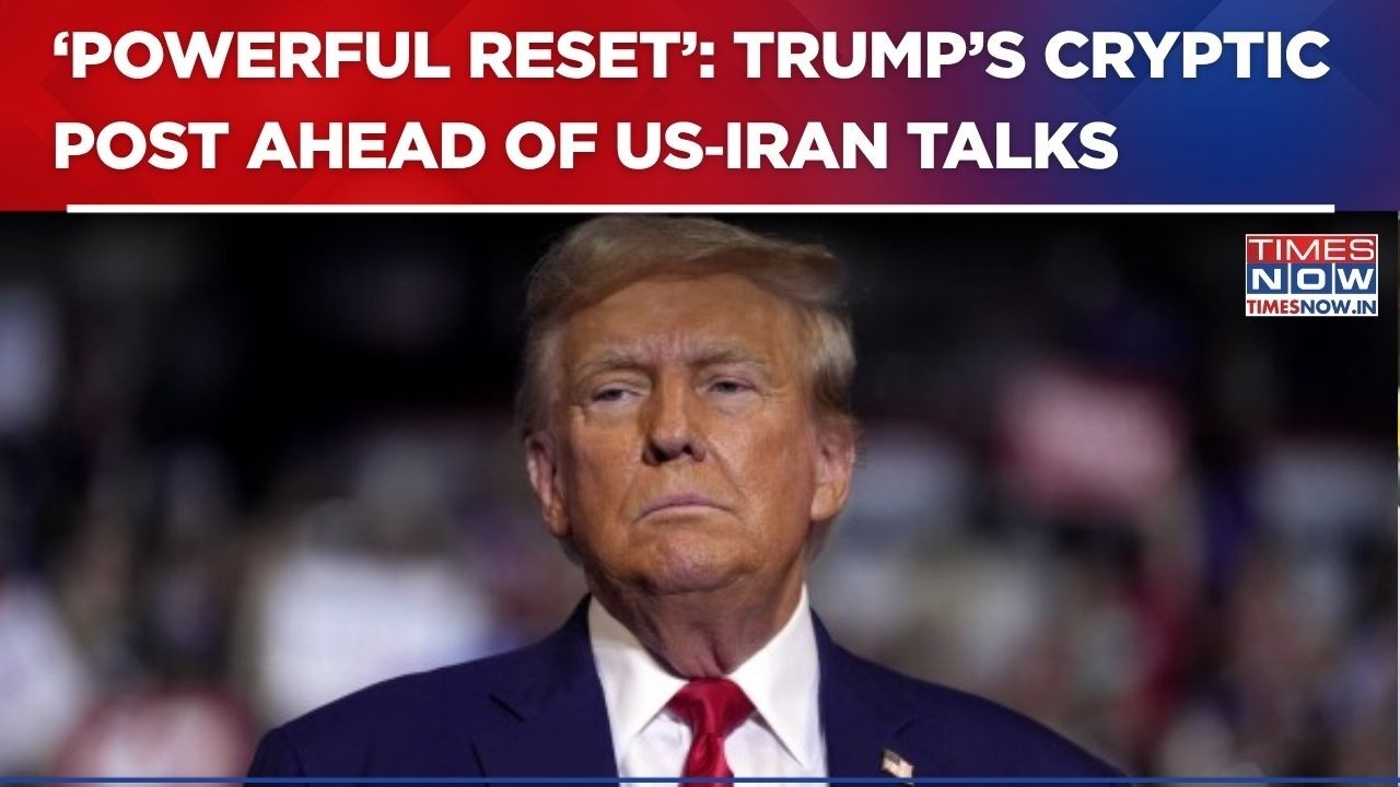 Trump&rsquo;s Cryptic &lsquo;World&rsquo;s Most Powerful Reset&rsquo; Post Ahead Of US‑Iran Peace Talks In Islamabad | WATCH