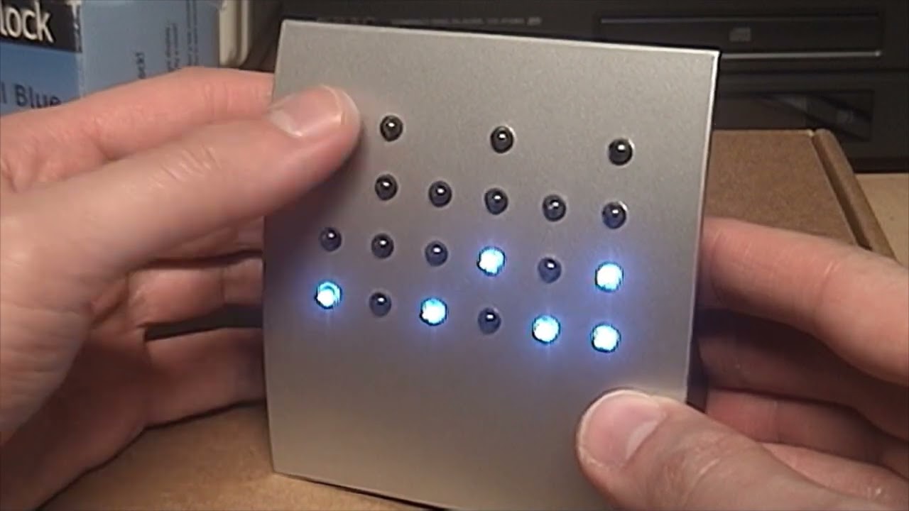 Can you tell time in binary? Anelace Powers of 2 BCD clock