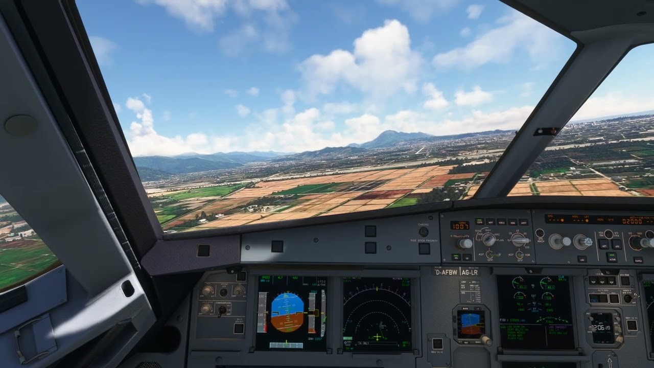 A320 RCFN Visual Approach