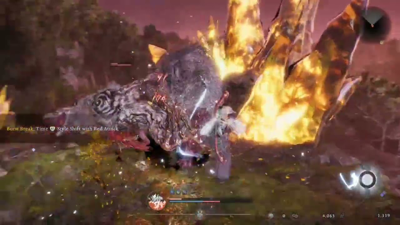 Trying out the fist weapon