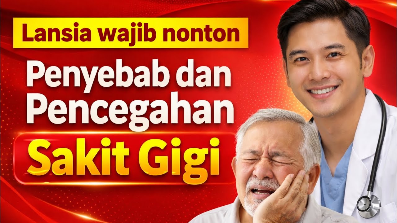 PENTING LANSIA WAJIB TAU! Hal yang bikin bau mulut dan Sakit Gigi di Usia Senja