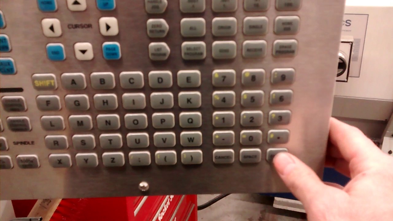#4 Transferring program from USB to Haas controller