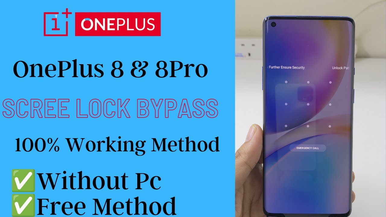 How to Bypass Oneplus 8 & 8Pro Screen Lock | Forget Pattern | 100% Free Working Method without Pc