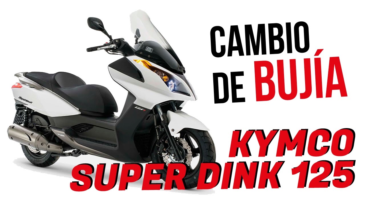 Como cambiar la bujía de una moto Kymco Super Dink 125