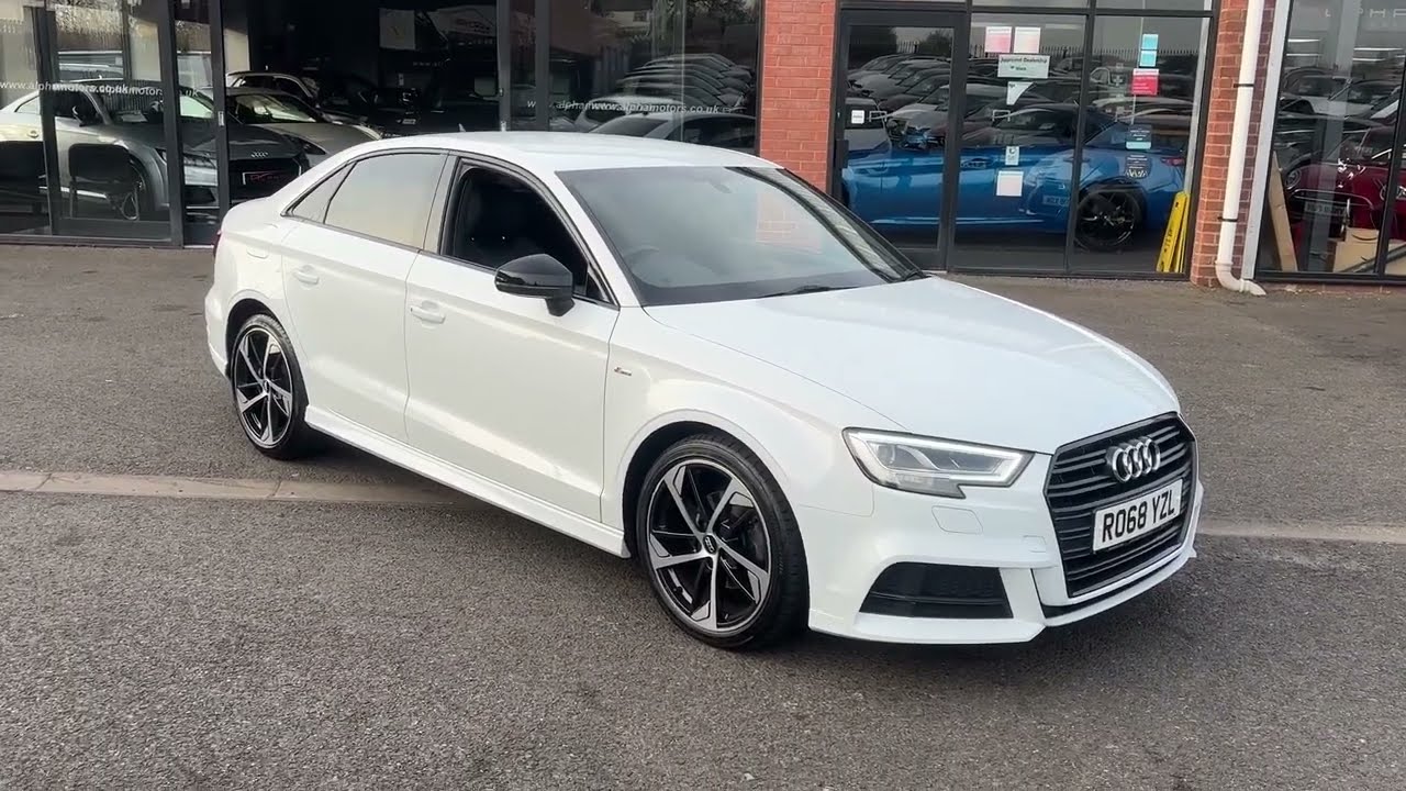 Audi A3 1.5 TFSI COD 35 BLACK EDITION SALOON 4DR PETROL S TRONIC EURO 6 (S/S) (150 PS)