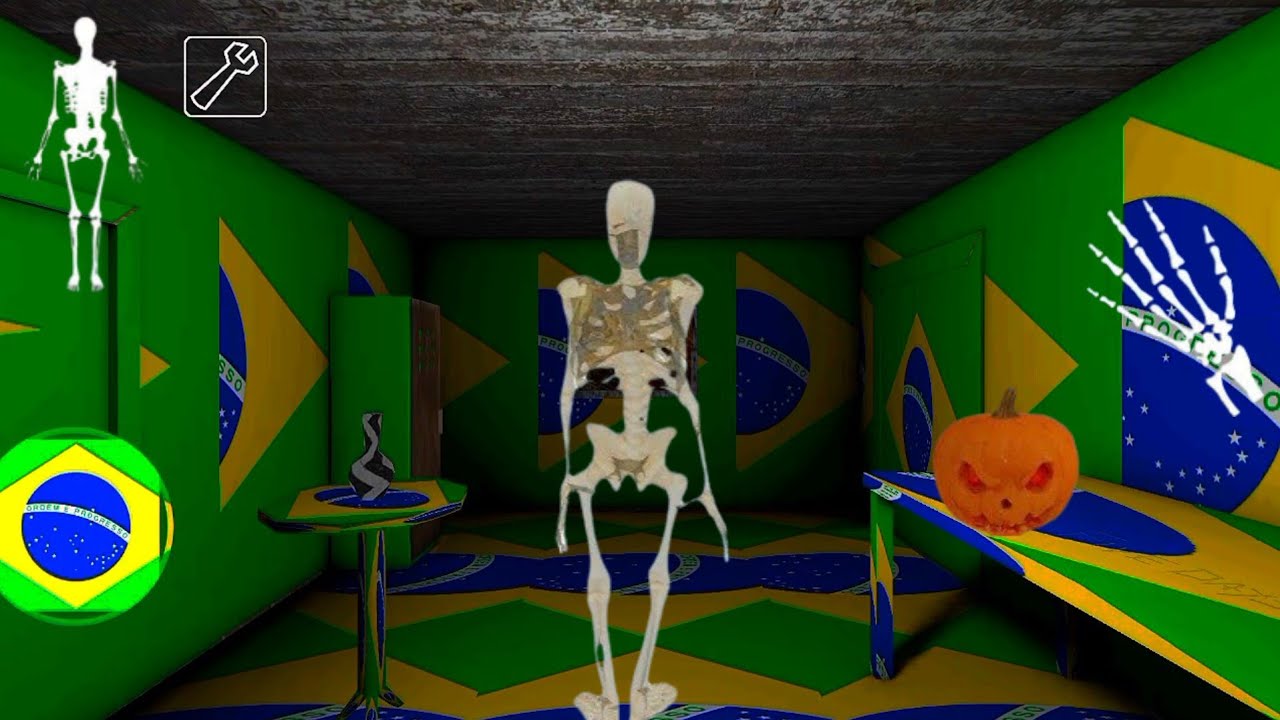 PLAYING AS SKELETON IN GRANNY CHAPTER 1| GAME MODE MENU |