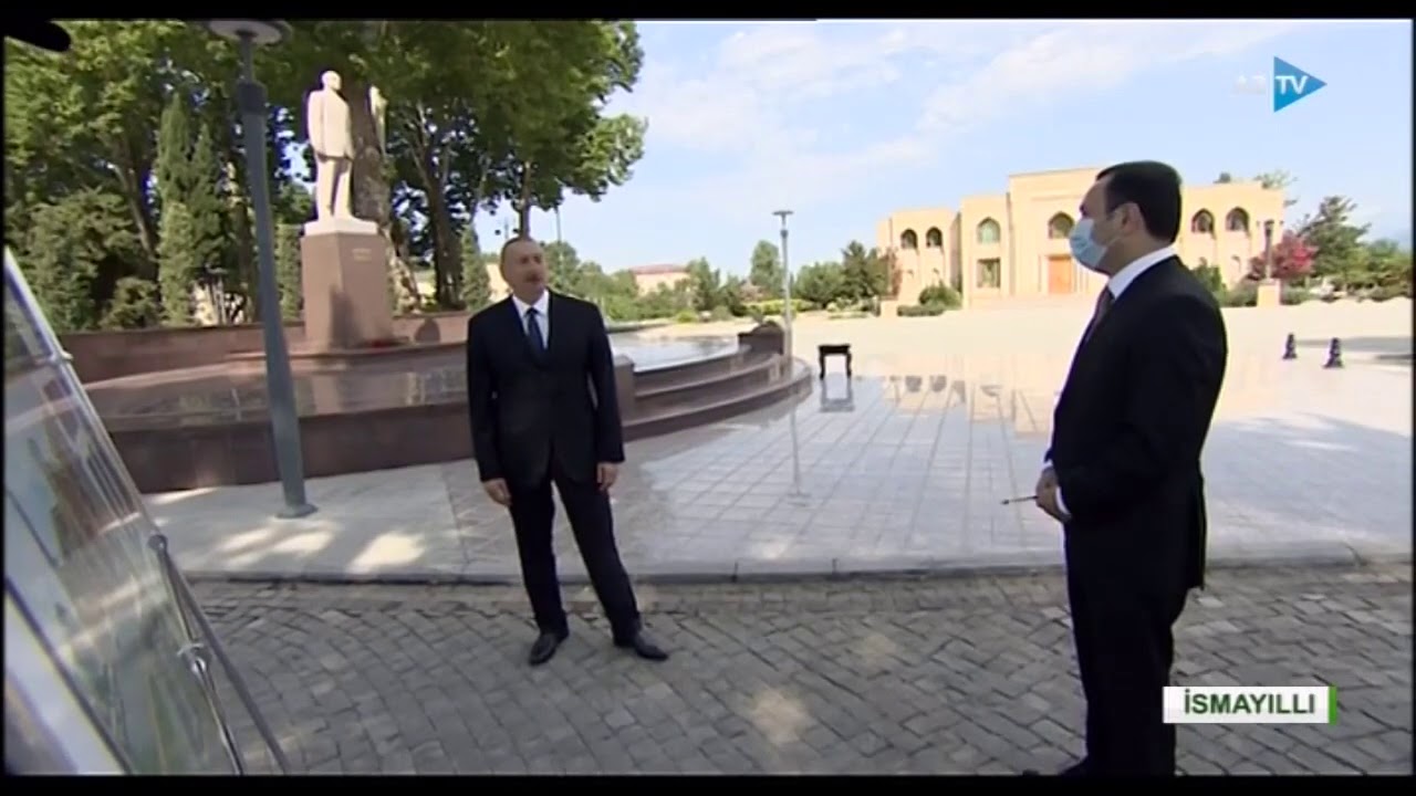 Prezident İlham Əliyev İsmayıllı rayonunda səfərdə olub