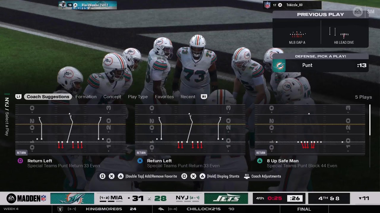 Dolphins Vs Jets