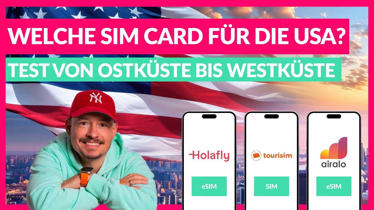📲 Welche SIM Karte f&uuml;r USA Reise? TEST, VERGLEICH & MEINE TIPPS