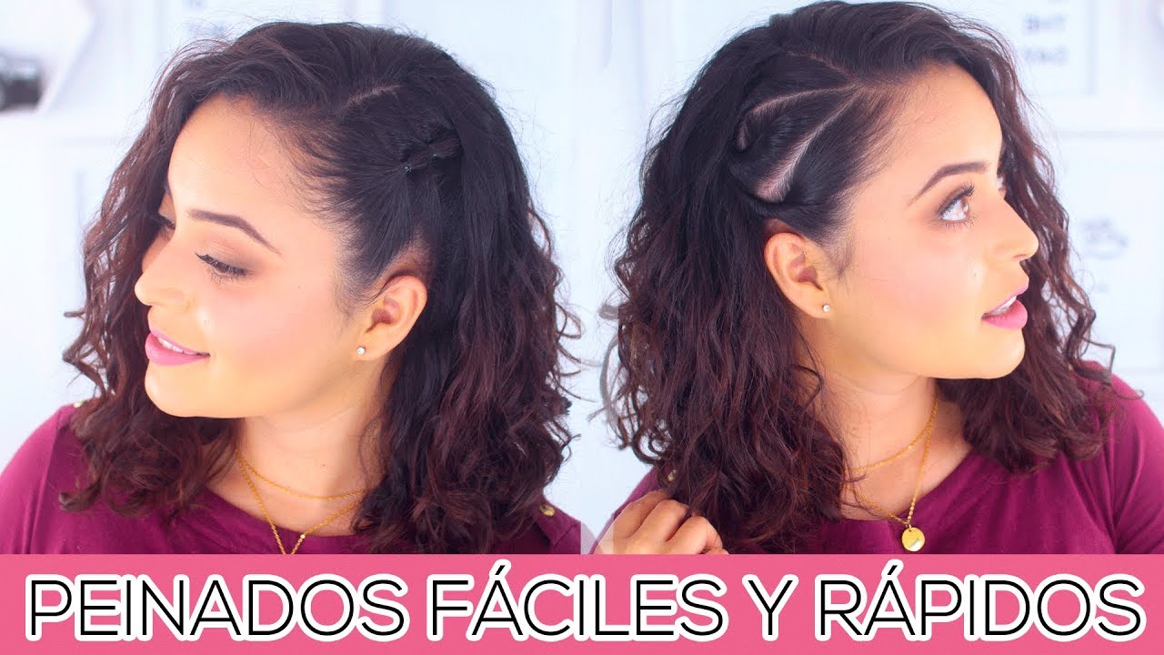 PEINADOS FÁCILES Y RÁPIDOS PARA CABELLO RIZADO *Fabi Ortiz