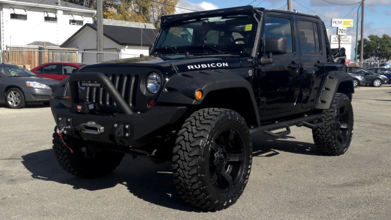Lifted 2012 Jeep Wrangler Rubicon - Winnipeg MB - Ride Time