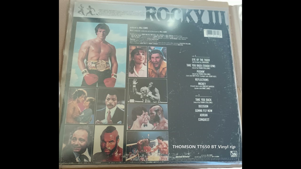 „Rocky III” SIDE 2 Strona 2  THOMSON TT650 BT Vinyl rip