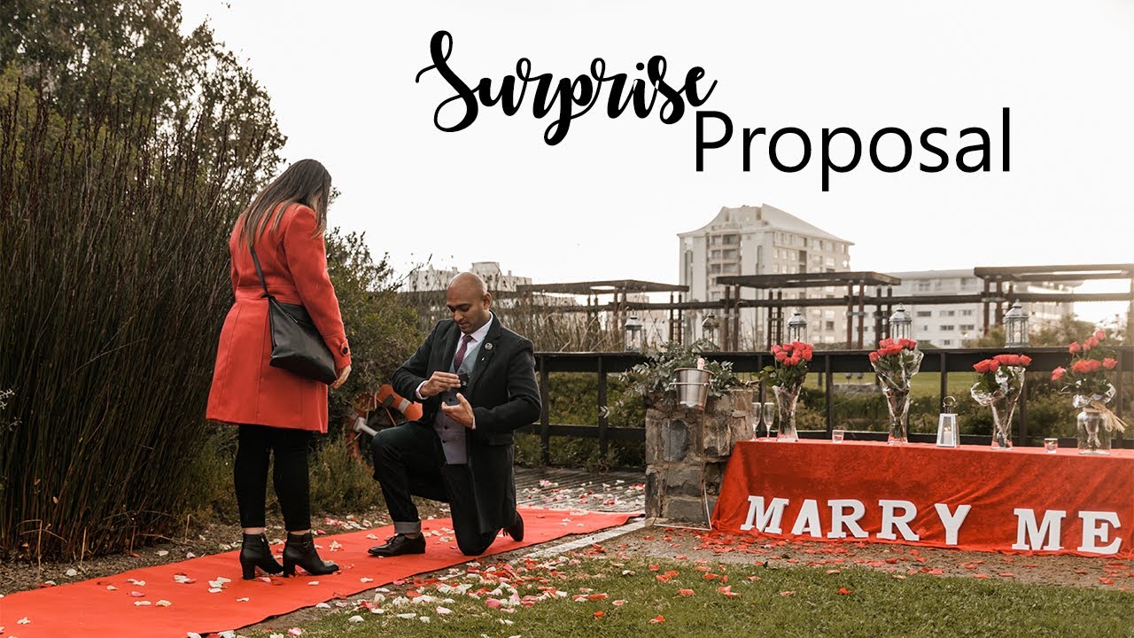 SHE SAID YES! | Surprise Proposal BTS | South African Youtuber