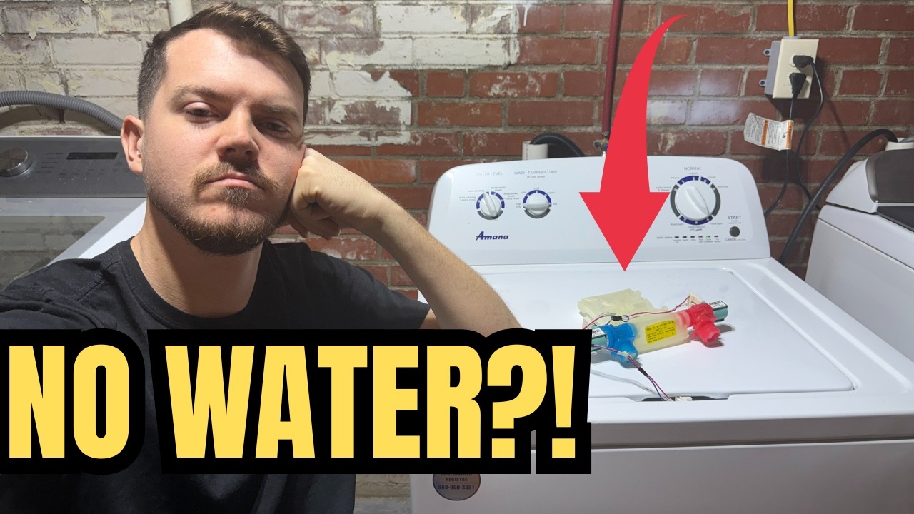 Washer Not Filling With Water? Easy DIY Fix