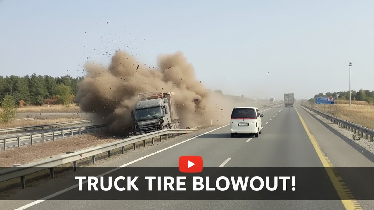 CRAZIEST Tire Blowouts & Truck Fails Caught on Camera